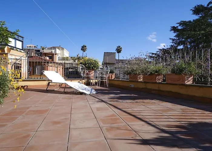 דירה Panoramic Quirinal Penthouse רומא